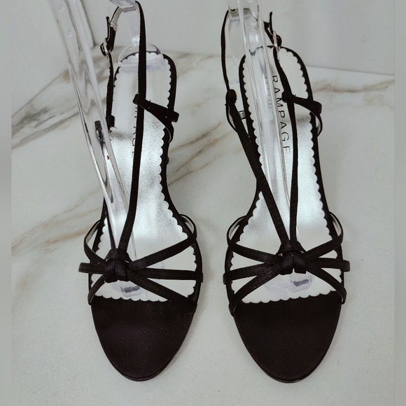 Rampage Kathleen Kitten Heel Slingback Dress Sandals, Sz 8 - Picture 5 of 11